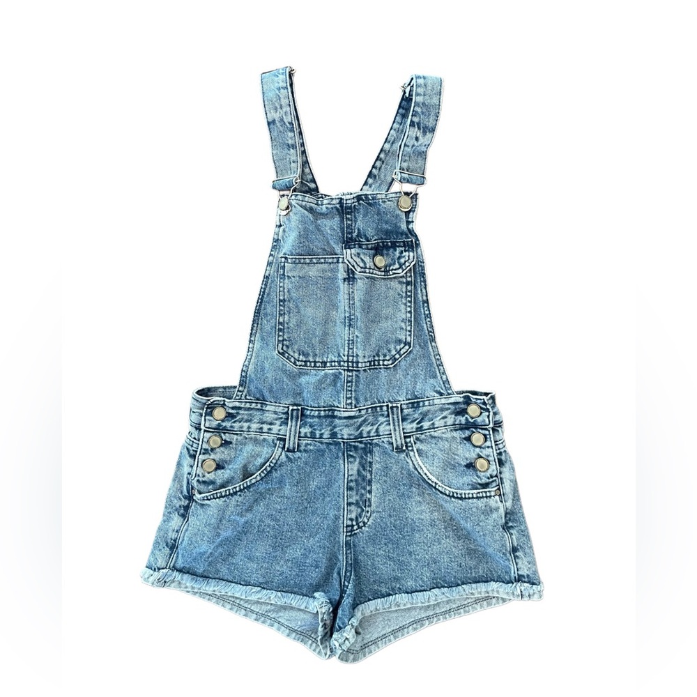 JEANSWEAR Blue Denim Overalls with Adjustable Straps Size Small / Euro36